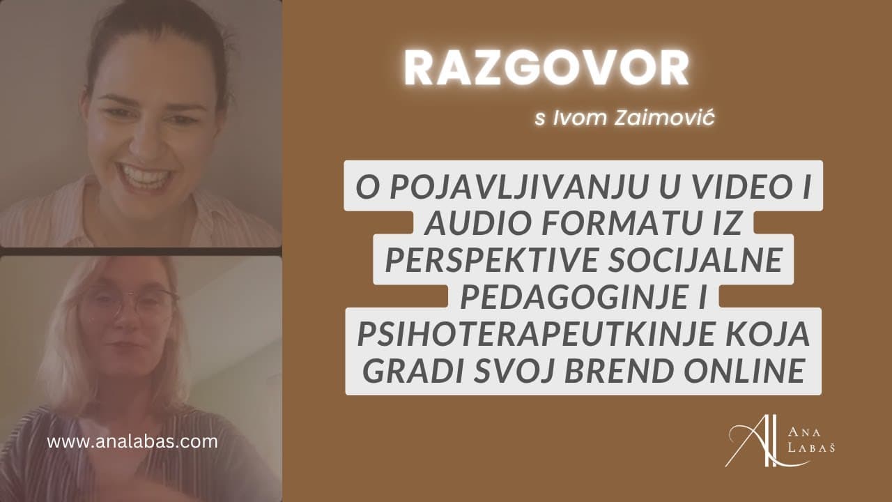 Kako se (početi) pojavljivati online? | Razgovor s Ivom Zaimović