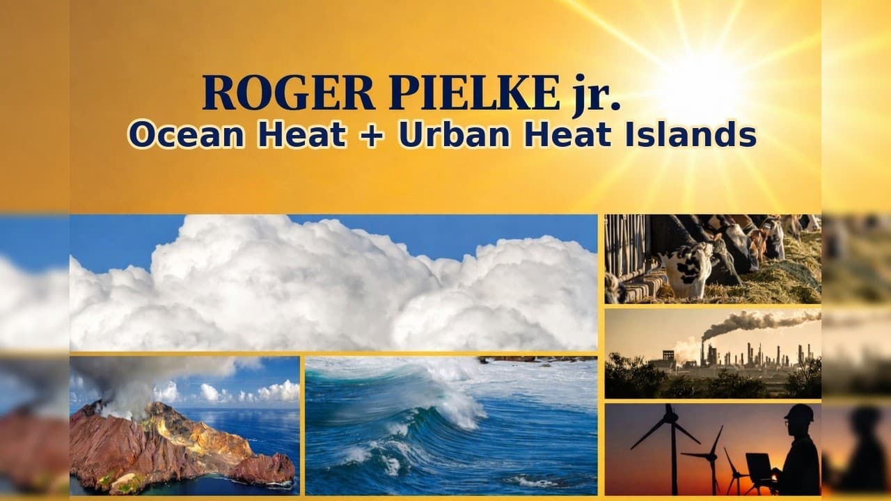 CO₂, Warming, and Ocean Heat: Plus Urban Heat Islands | Roger Pielke Jr