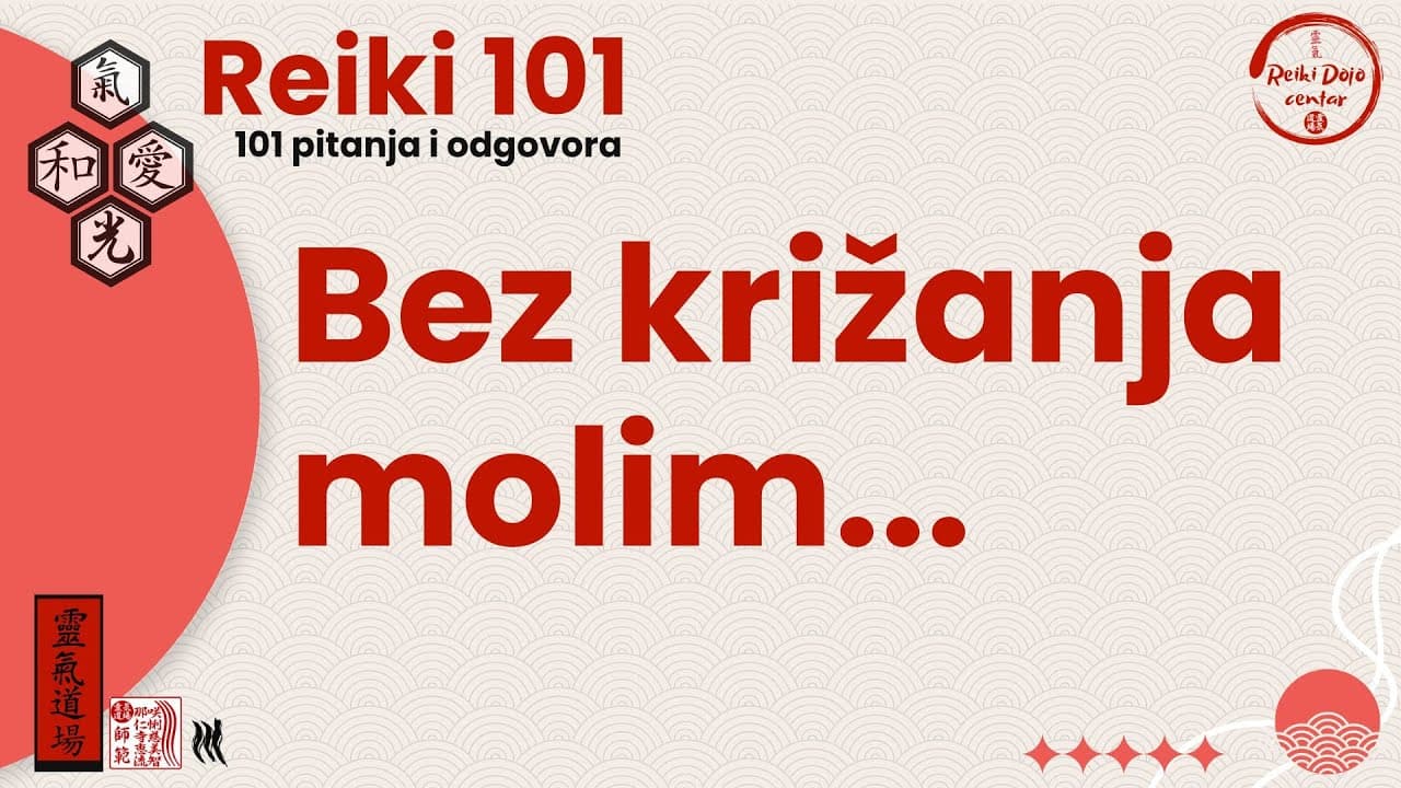 Bez križanja molim