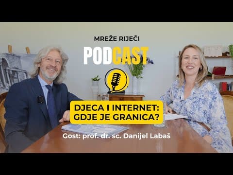 Djeca i internet: Gdje je granica? - prof. dr. sc. Danijel Labaš [PODCAST Mreže Riječi #23]