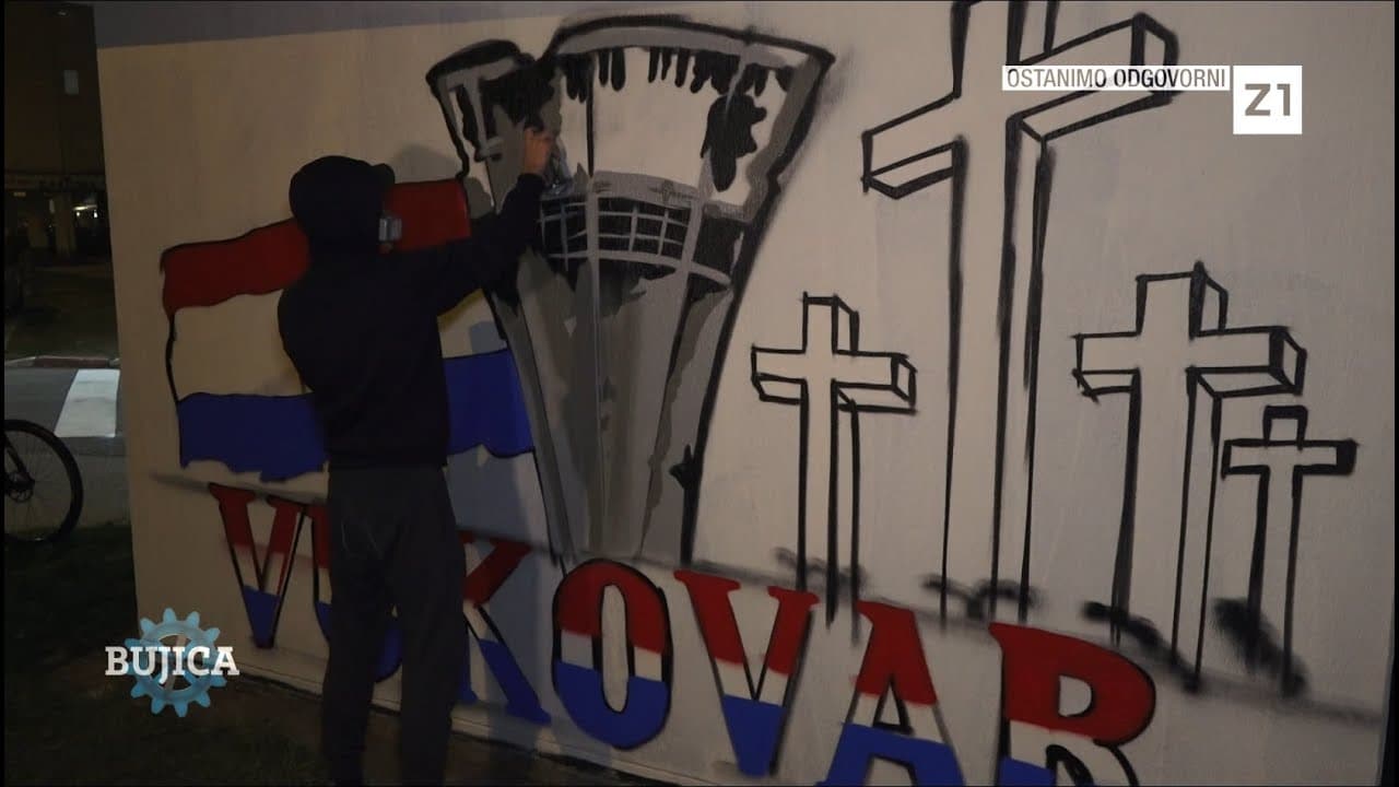 BUJICA 29.10.2021. DR. VUKUŠIĆ I JOSIĆ O MURALU BBB-a: Tomašević je kriv, Možemo su lijevi talibani!