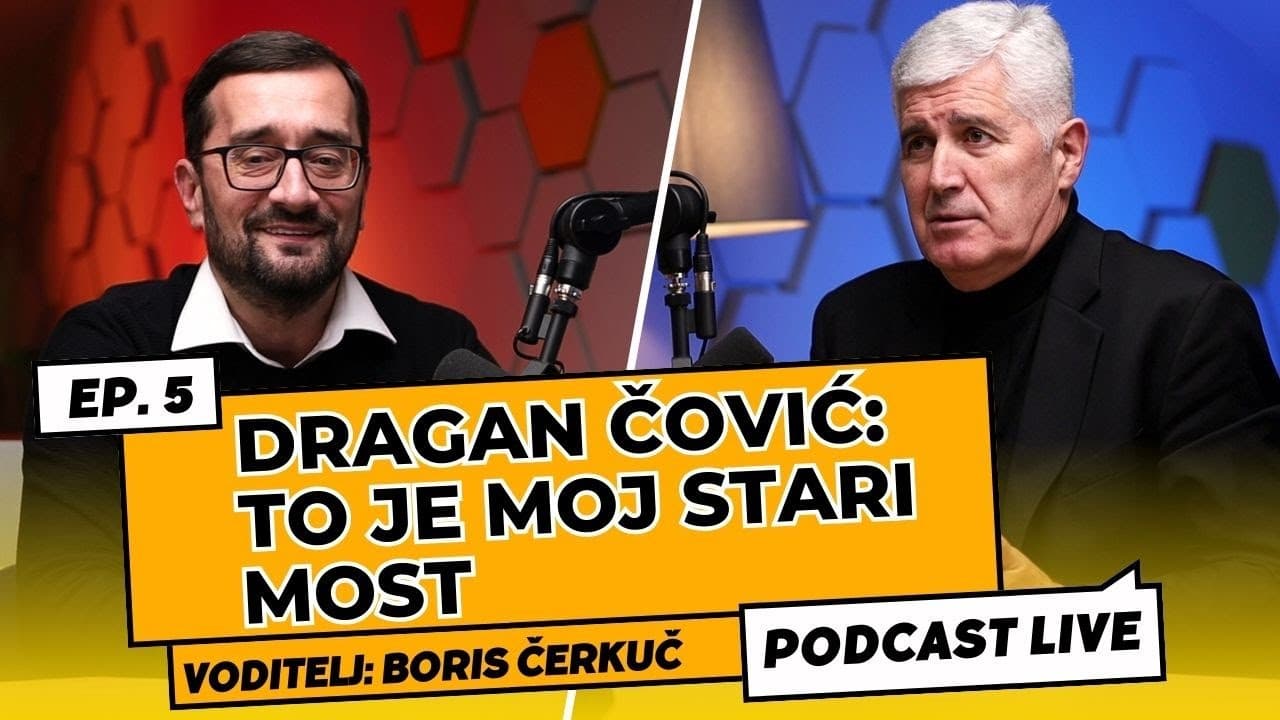 Dragan Čović, predsjednik HNS-a i HDZ-a BiH, bio je gost Bljeskovog podcasta koji se emitirao uživo