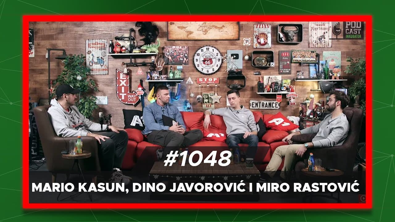 Podcast Inkubator #1048 - Mario Kasun, Dino Javorović i Miro Rastović