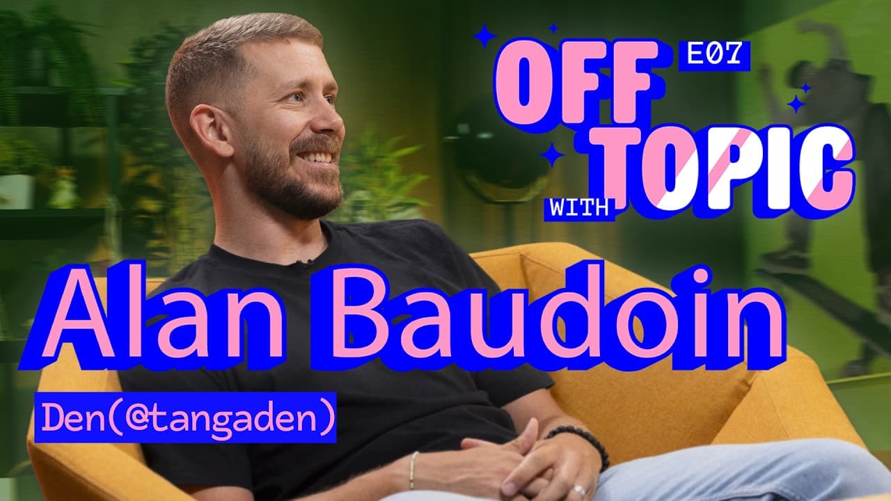 Off Topic #7 - Alan Baudoin (@tangadenn) - Pod reflektorima, život na minimalcu i društvene mreže