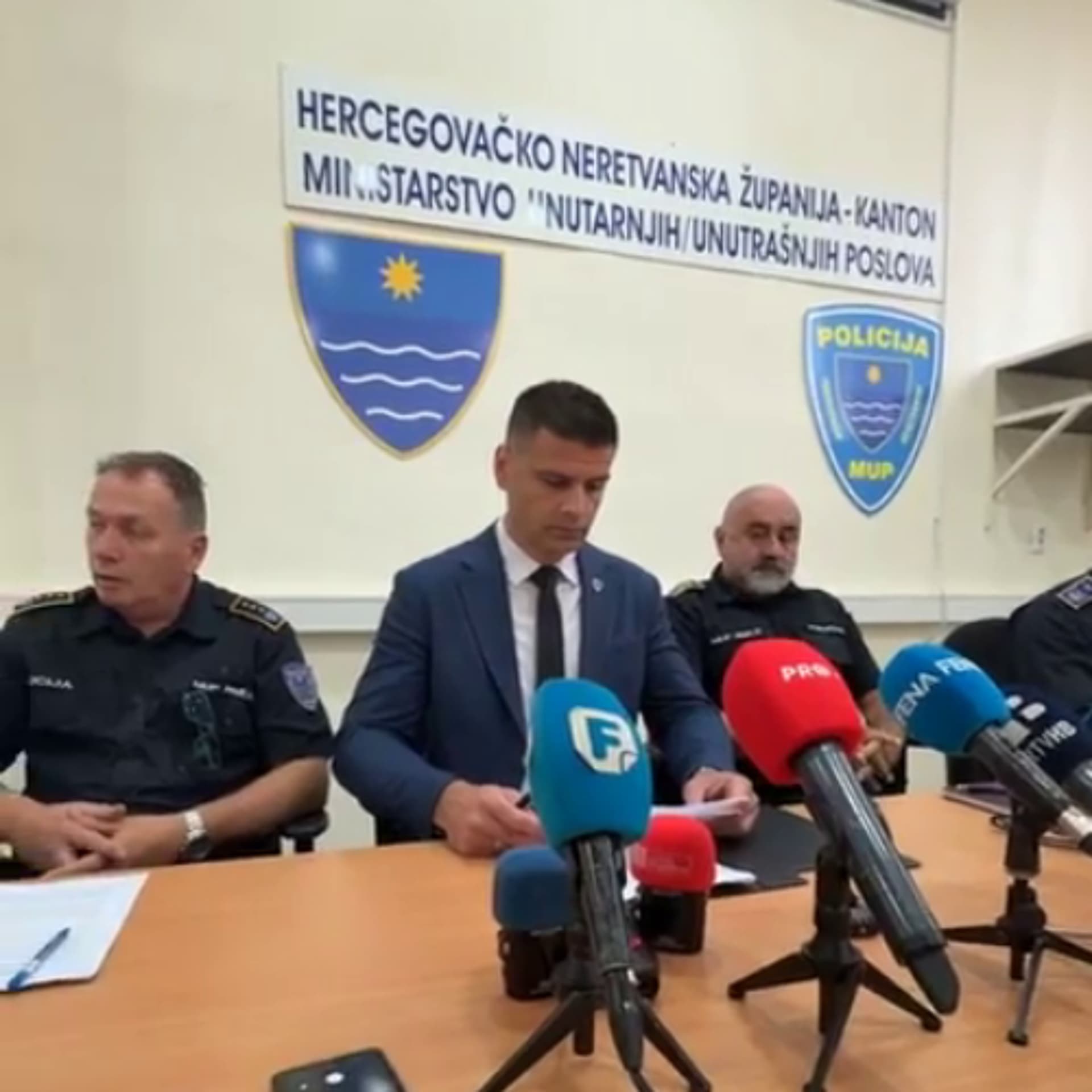 Press konferencija MUP HNŽ-a