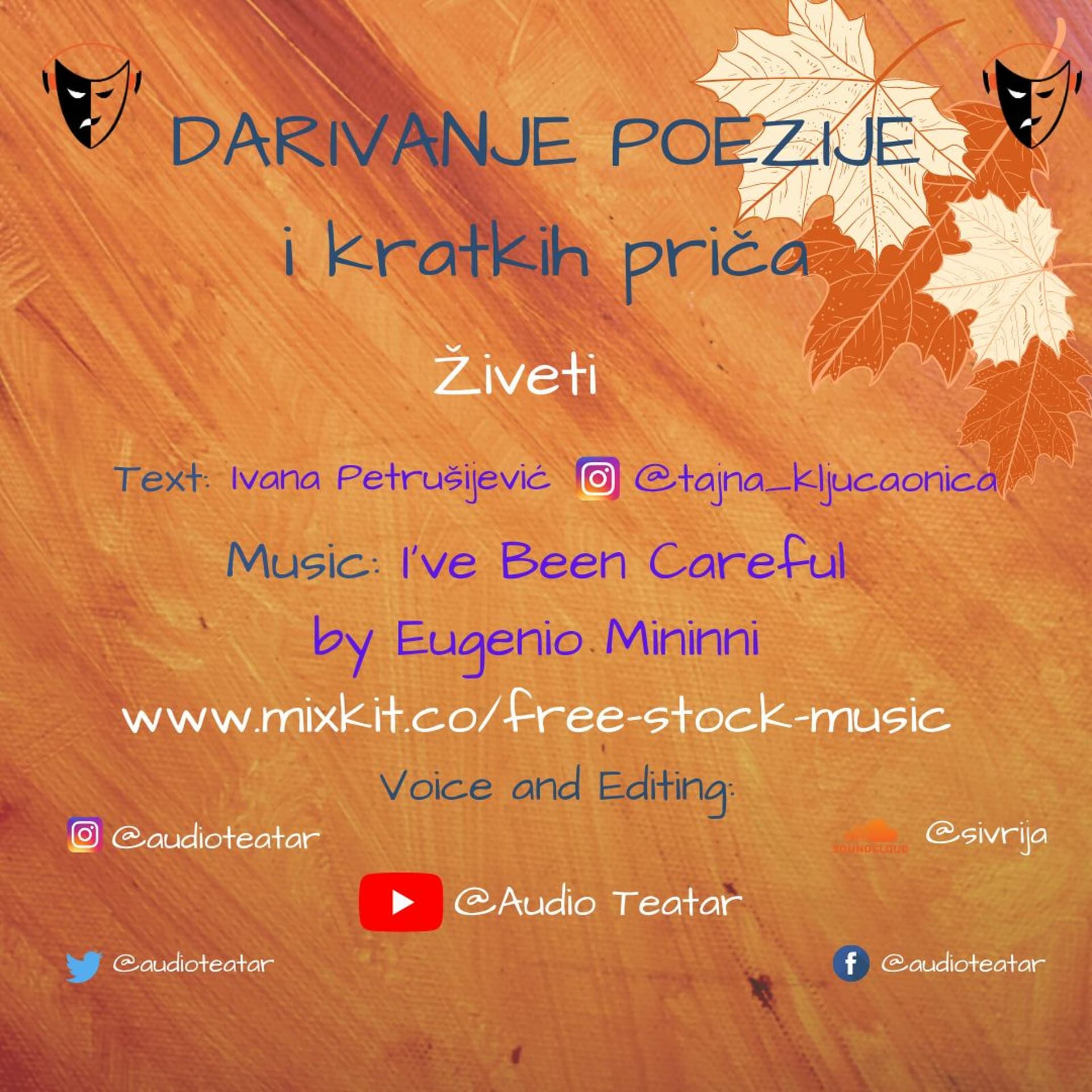 Živeti text: Ivana Petrušijević govori: A.H.Sivrija @AudioTeatar