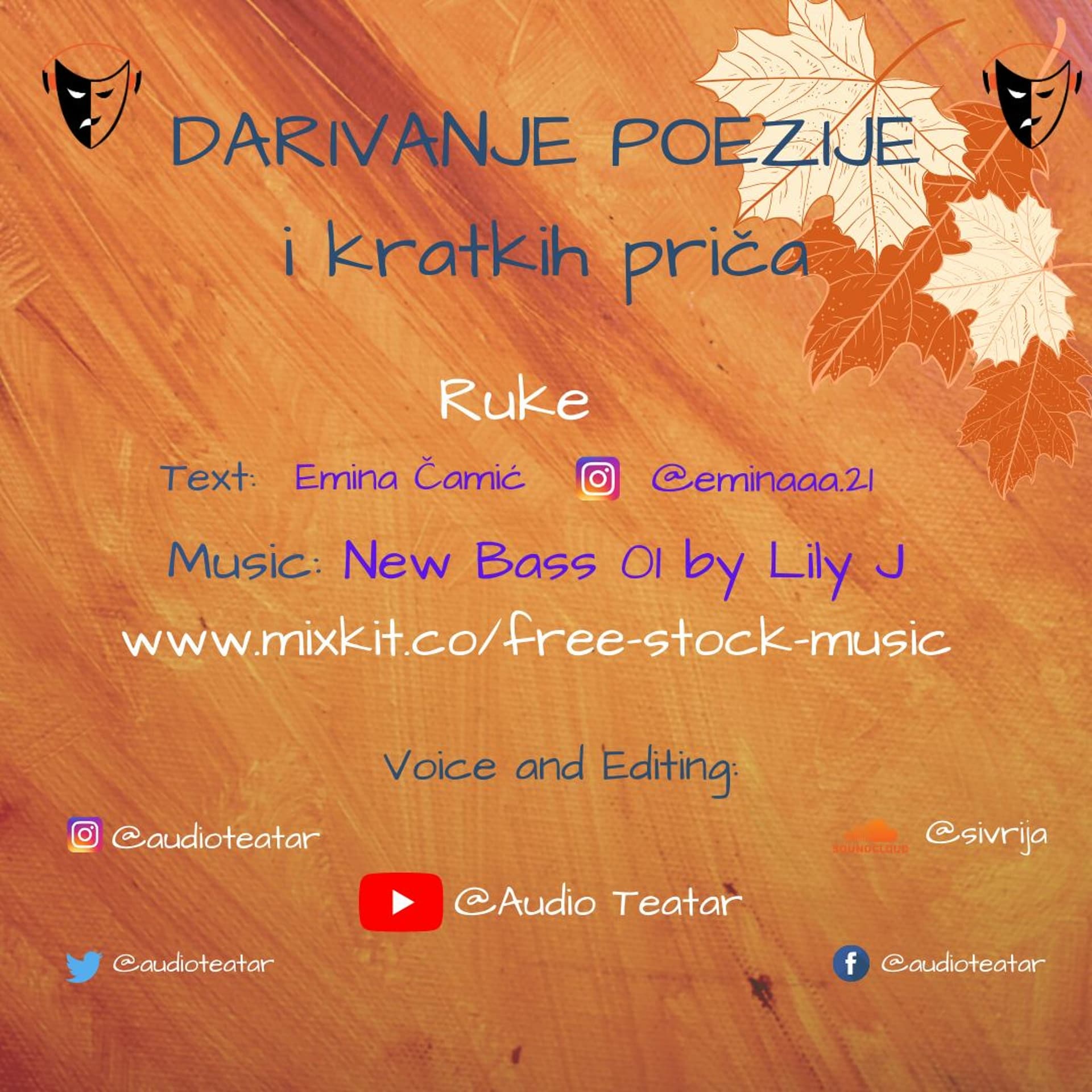 Ruke text: Emina Čamić govori: A.H.Sivrija @Audioteatar