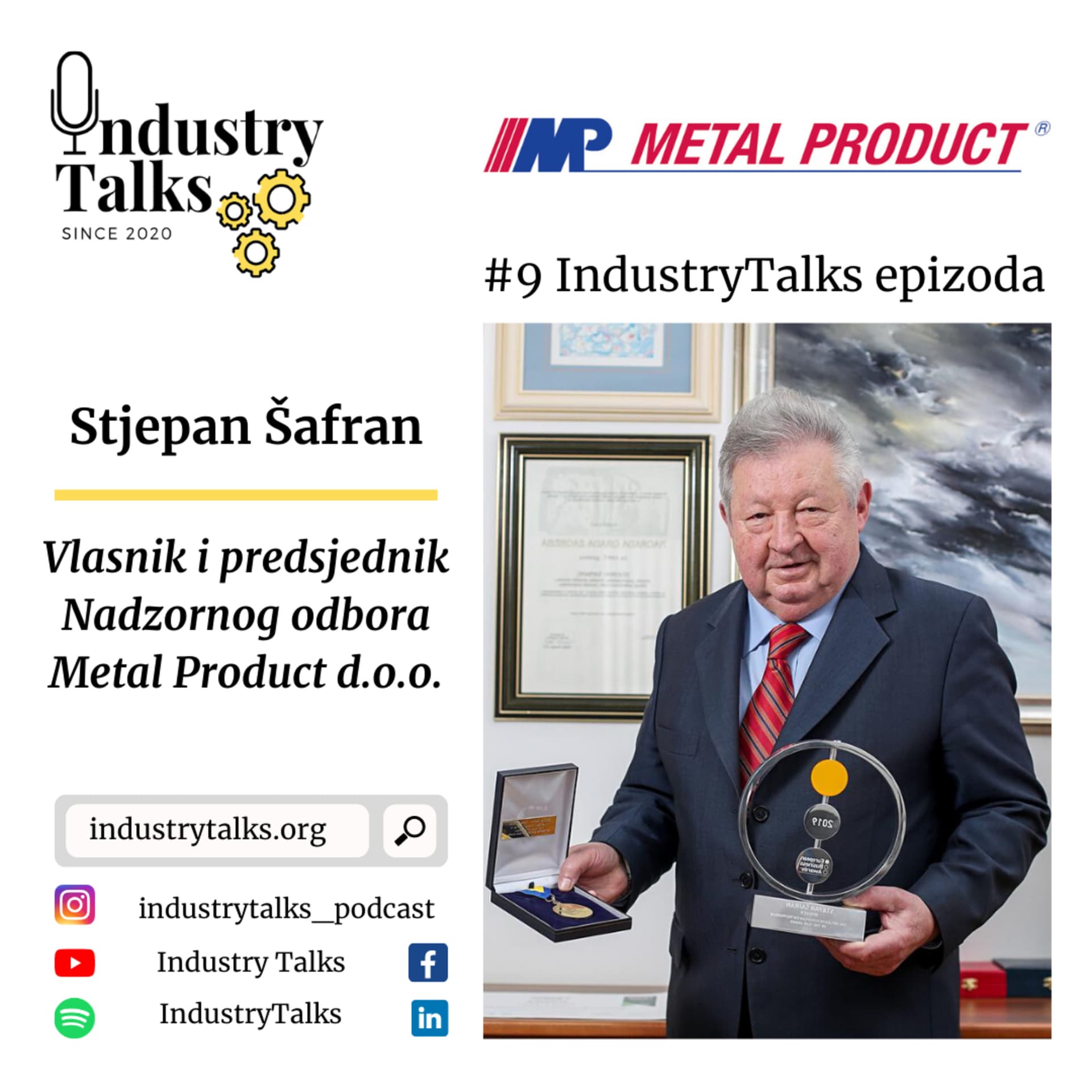 IndustryTalks #E9: Stjepan Šafran