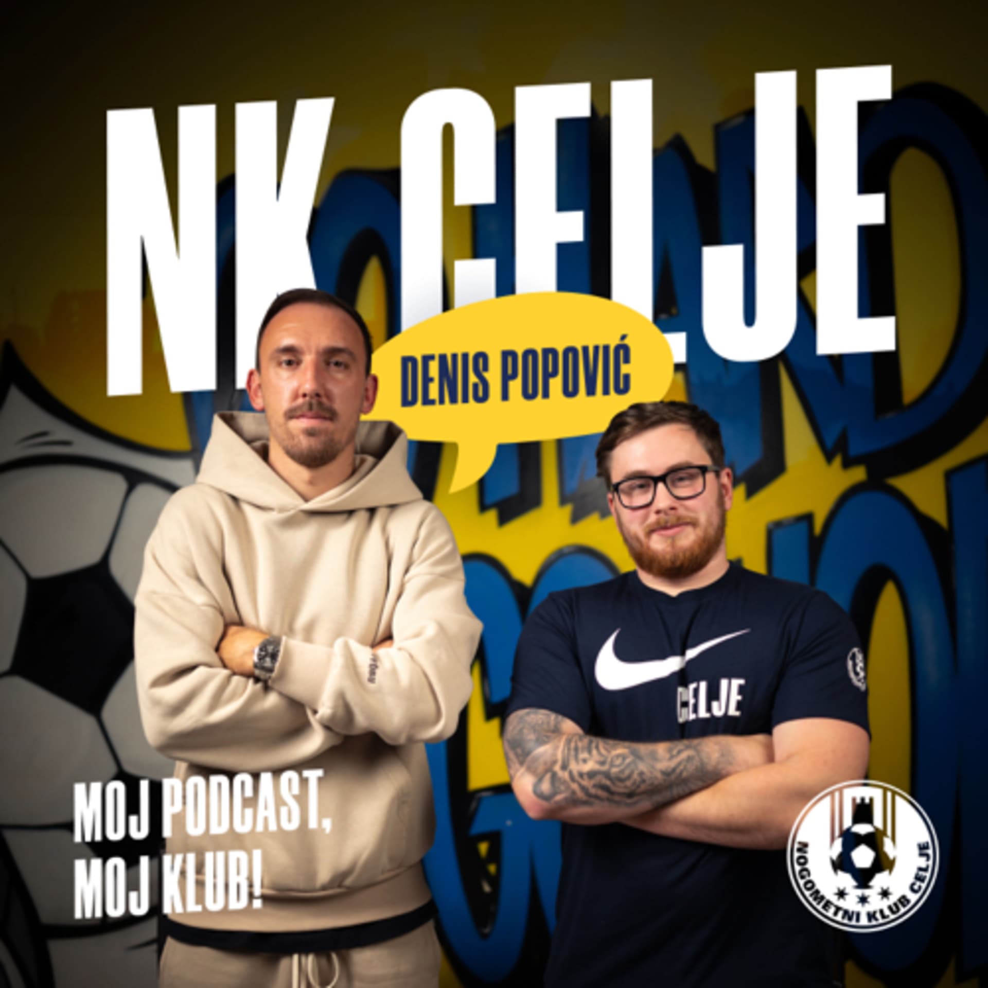 Otrok Celja, popotnik po svetu in kapetan - Denis Popović | Moj podcast, moj klub | S01E01