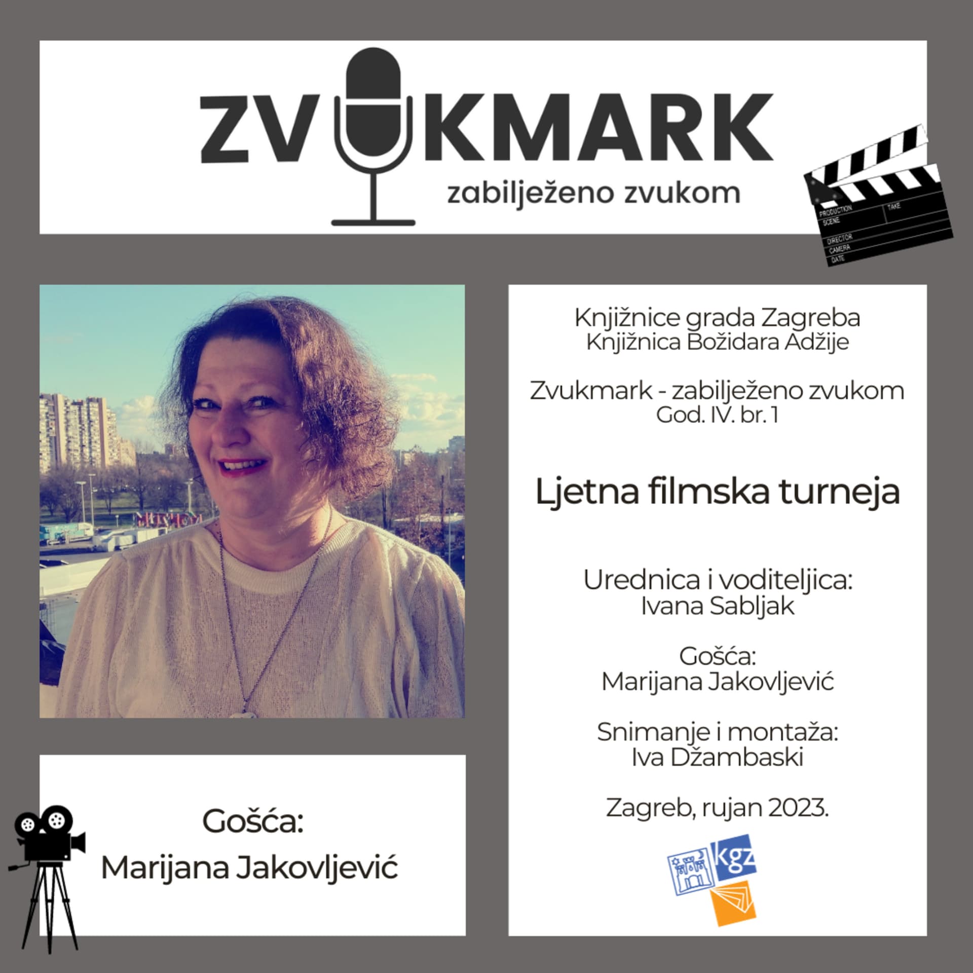 Ljetna filmska turneja : Marijana Jakovljević