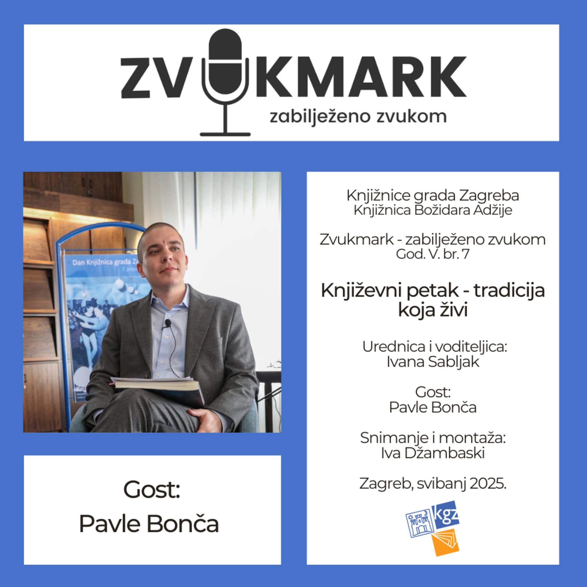 Književni petak - tradicija koja živi: Pavle Bonča