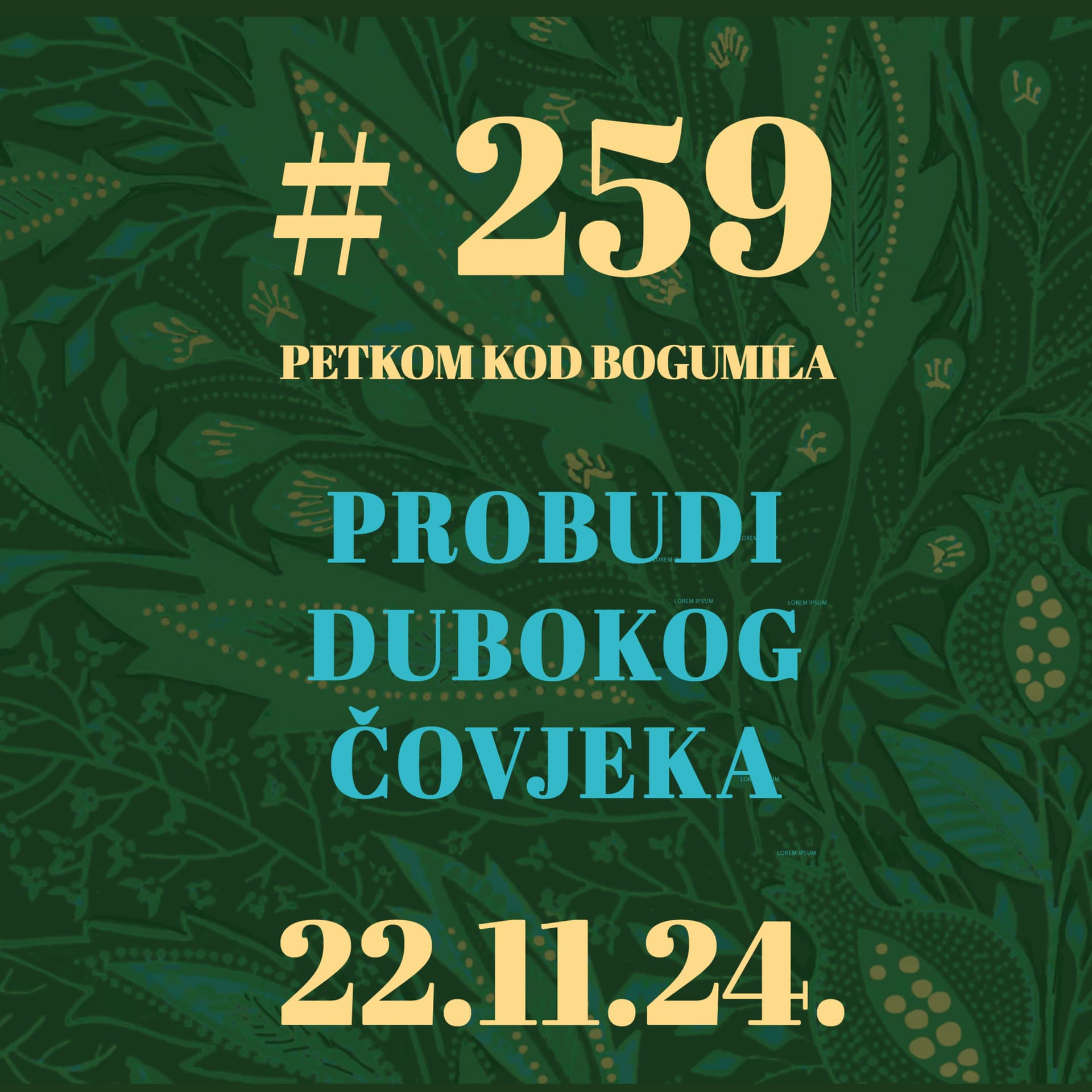 Probudi dubokog čovjeka | Petkom kod bogumila #259 | 22.11.2024.