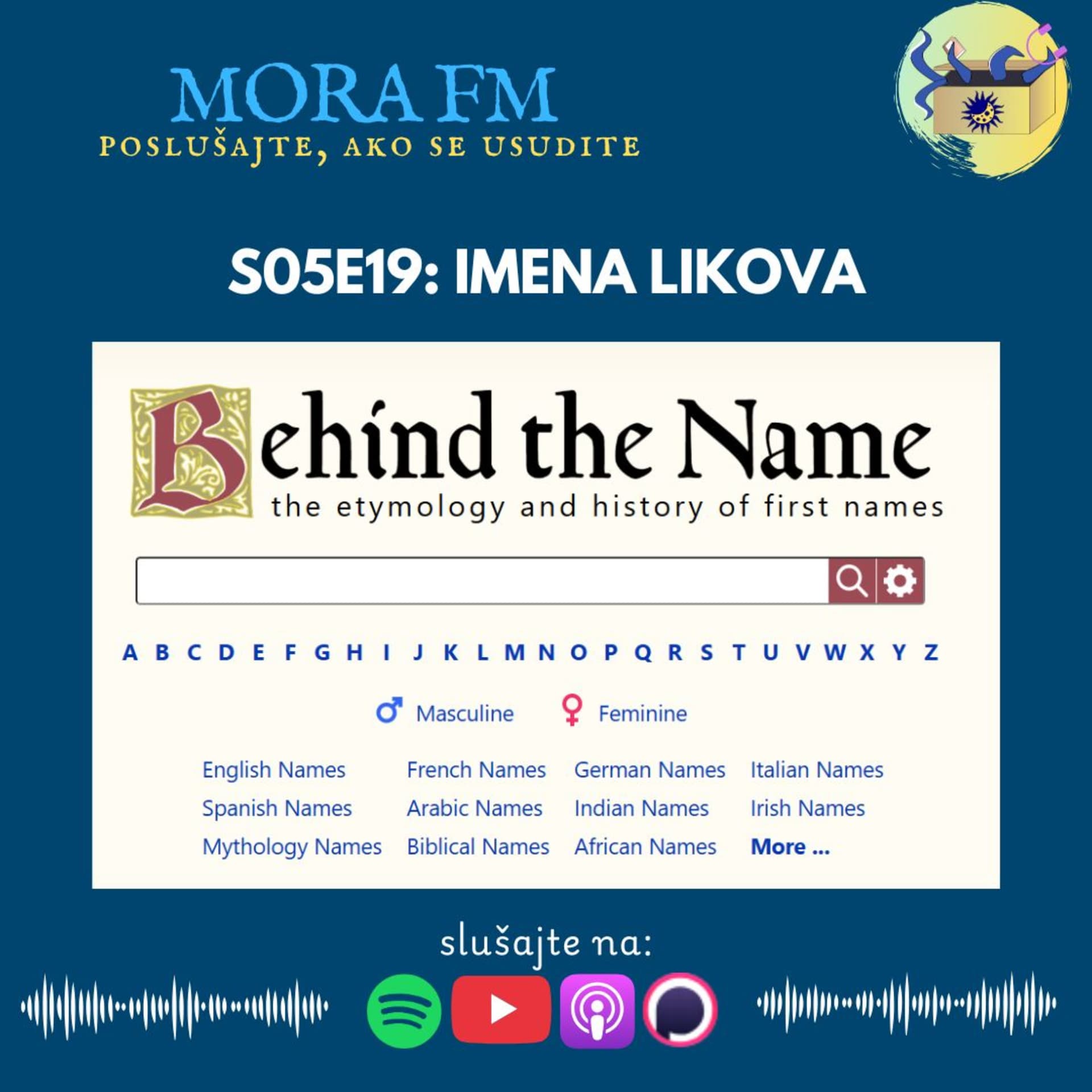 S5E19: Imena likova