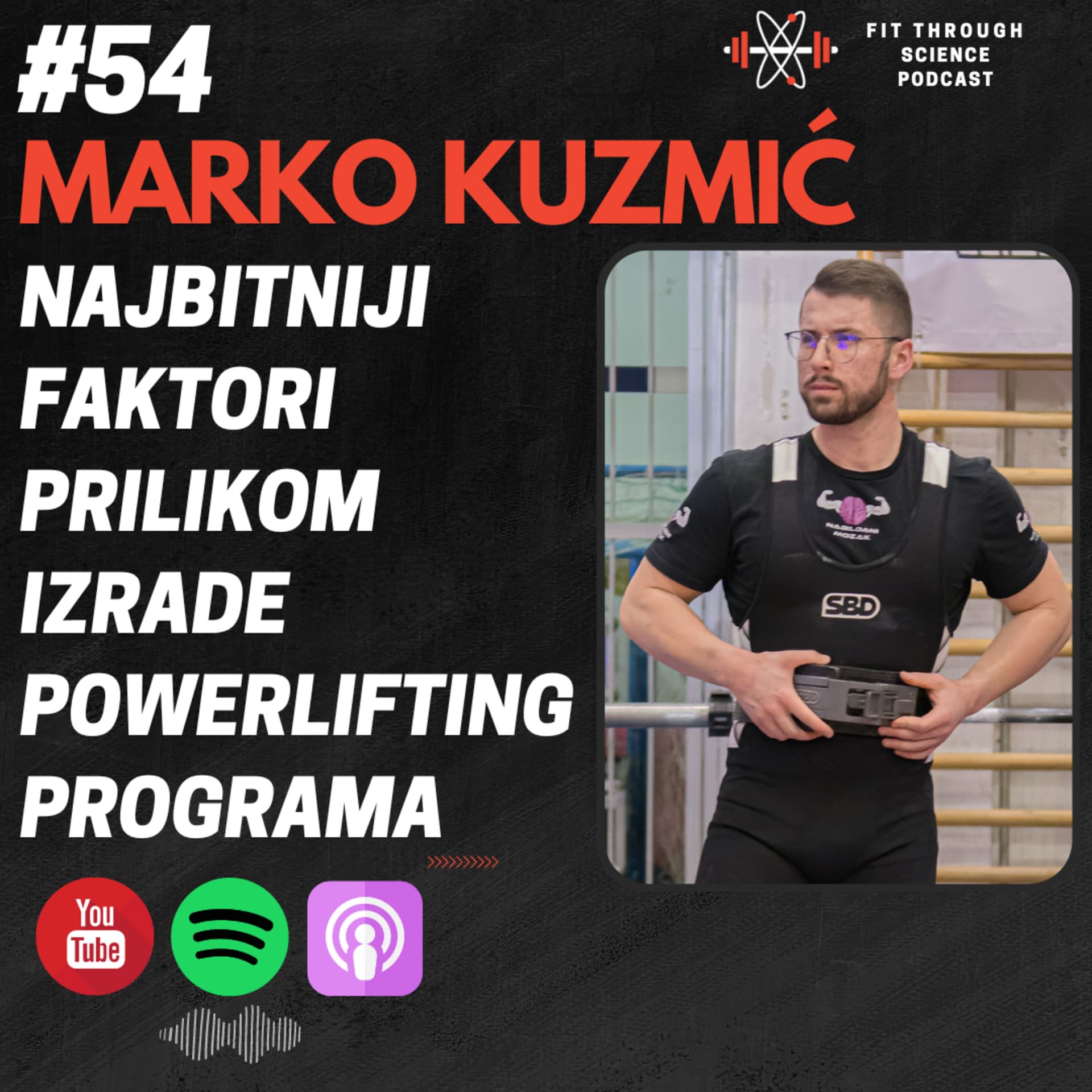 MARKO KUZMIĆ: Najbitniji Faktori Prilikom Izrade Powerlifting Programa | FTS Podcast #54
