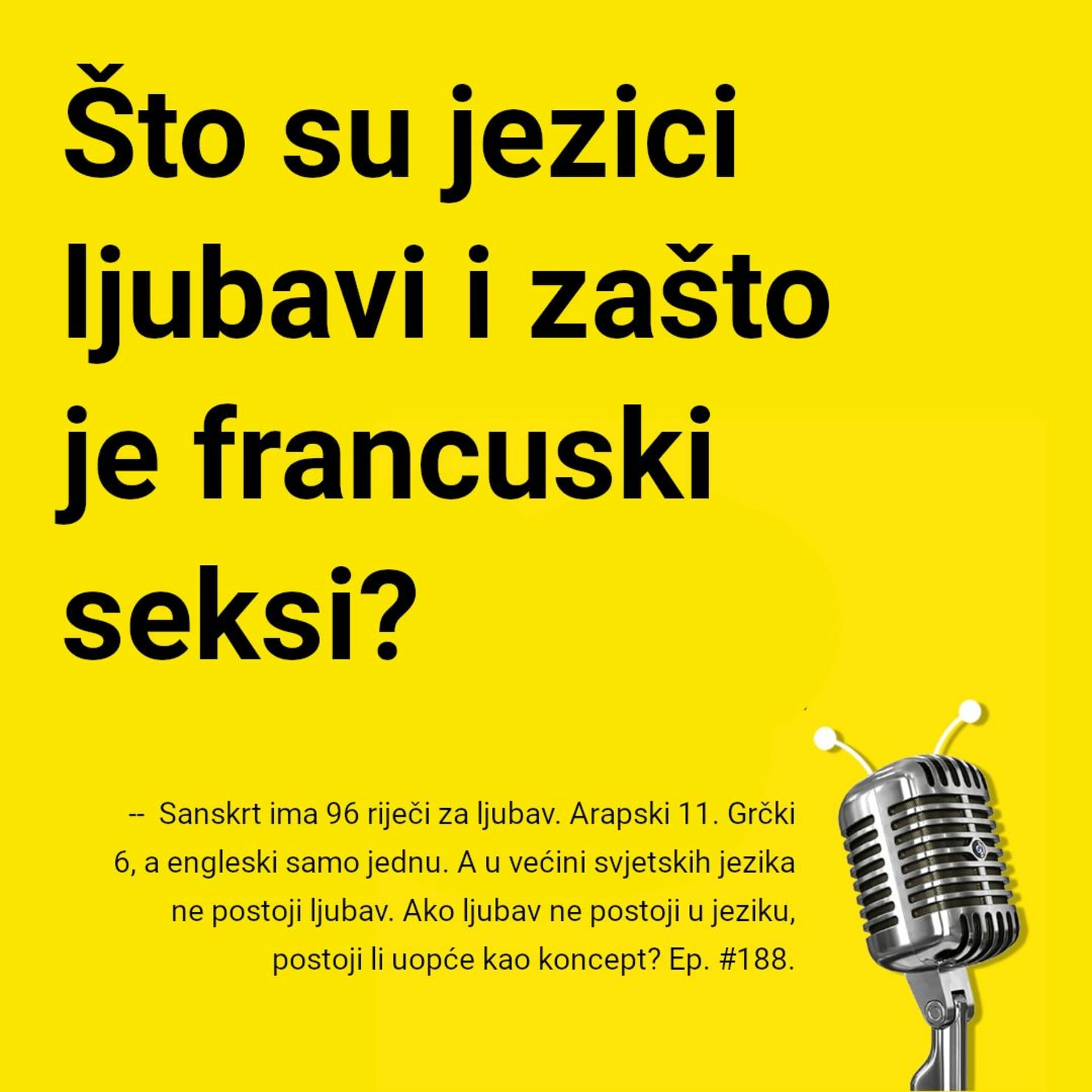 Ep. #188 – Jezici ljubavi