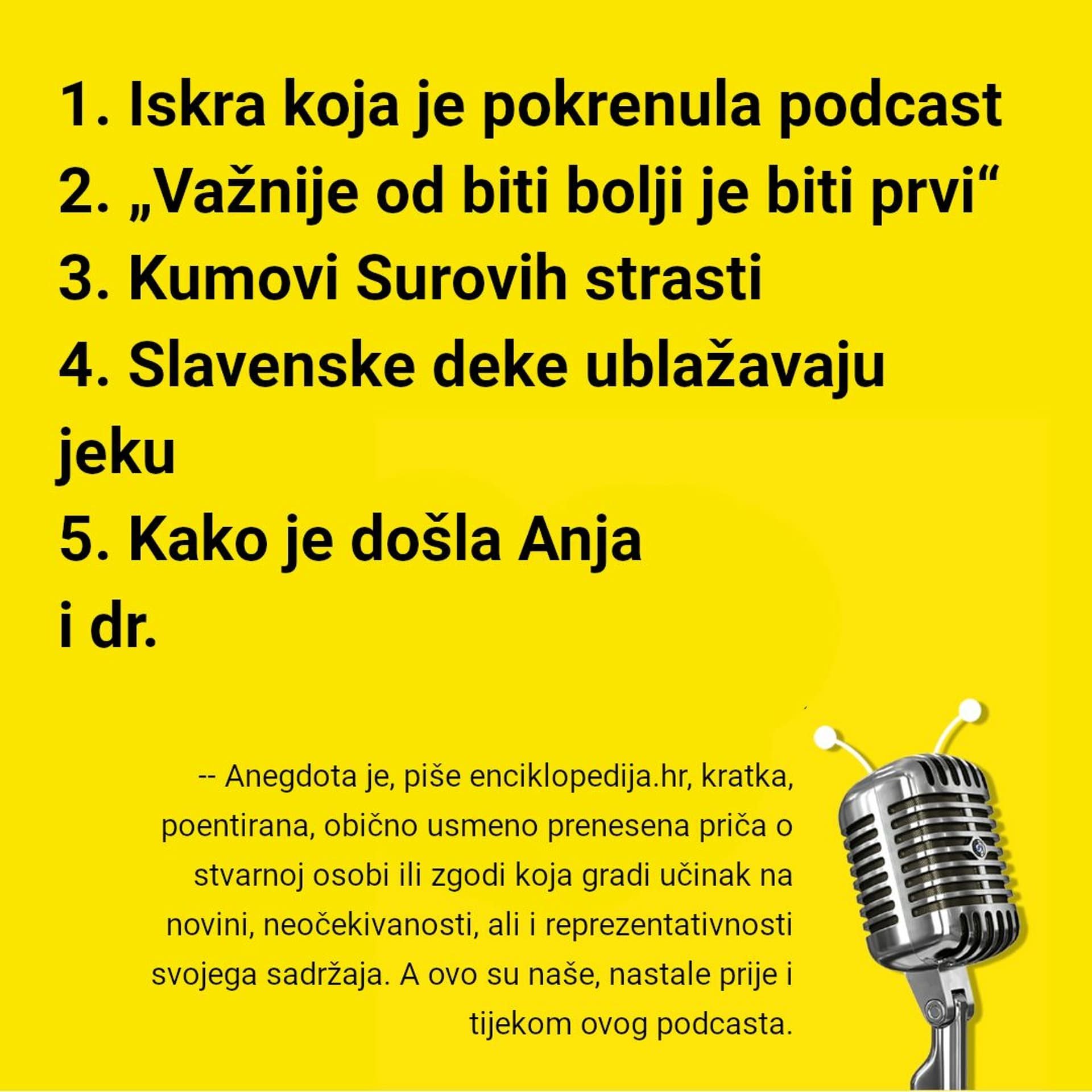 Ep. #137 – Anegdote o podcastu