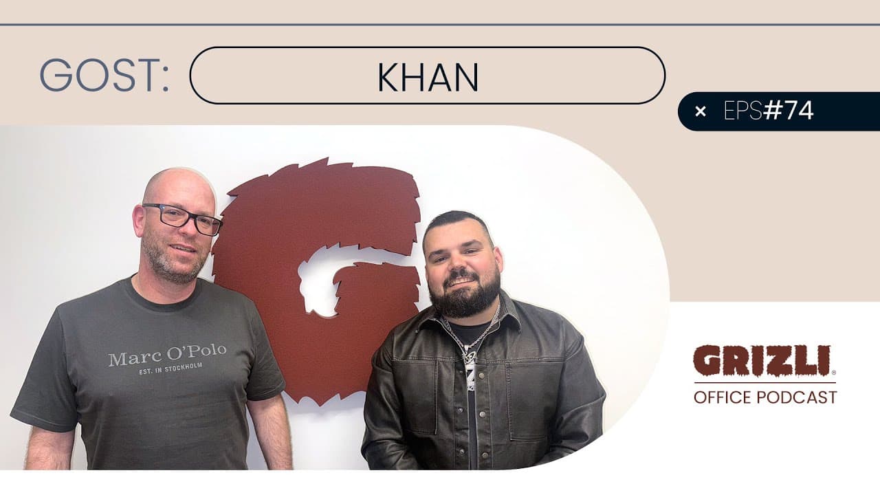 Grizli Office Podcast #74 - Khan, Dosta mi je crnila, kroz pjesme želim furat pozitivu