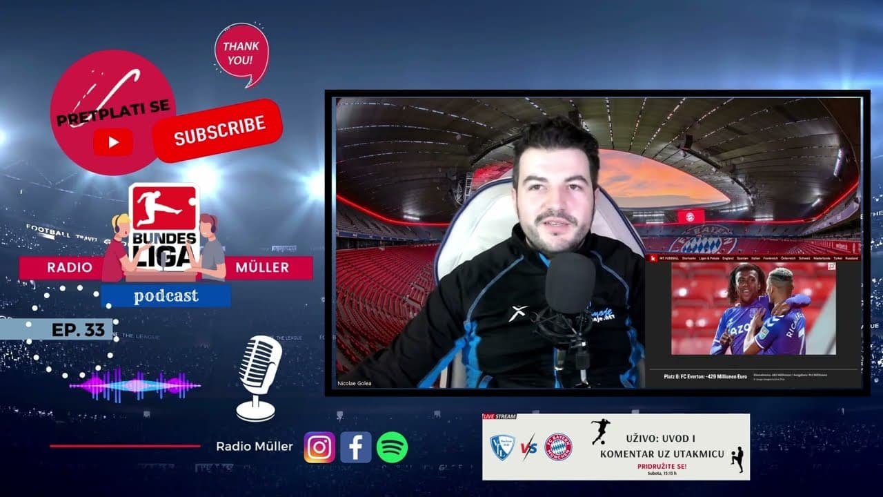 Nogometne aktualnosti u Njemačkoj - Podcast Radio Müller Ep33