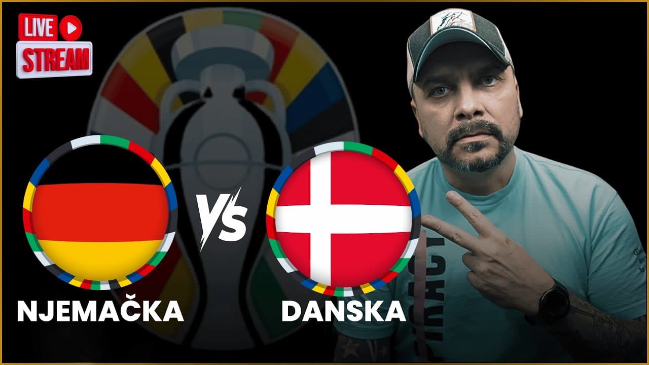 🎙️NJEMAČKA vs DANSKA 2:0 LIVE! EURO 2024!