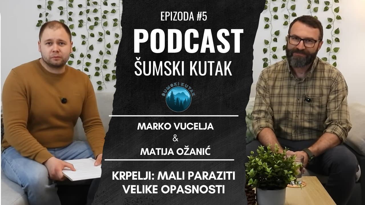 Podcast Šumski kutak------Krpelji: Mali paraziti, velike opasnosti---(Marko Vucelja)