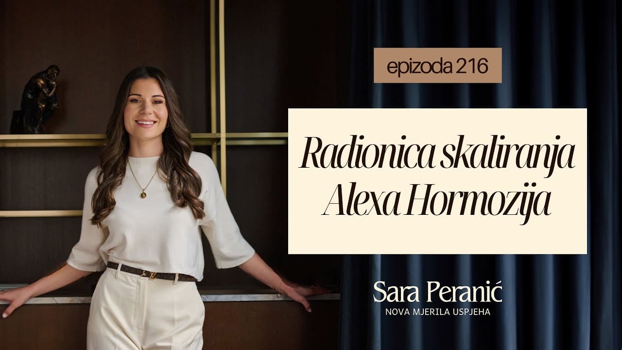 Osvrt na radionicu skaliranja kod Alexa Hormozija