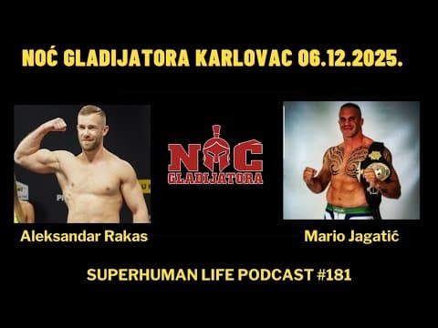 Mario Jagatić i Aleksandar Rakas - Noć Gladijatora Karlovac 06.12.2025.