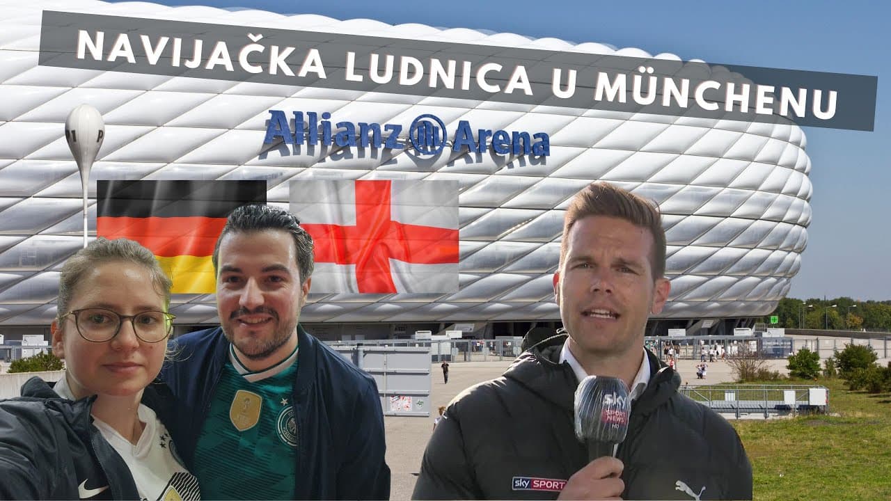 Njemačka - Engleska 1:1 (navijački vlog iz Minhena) - Bundesligarije